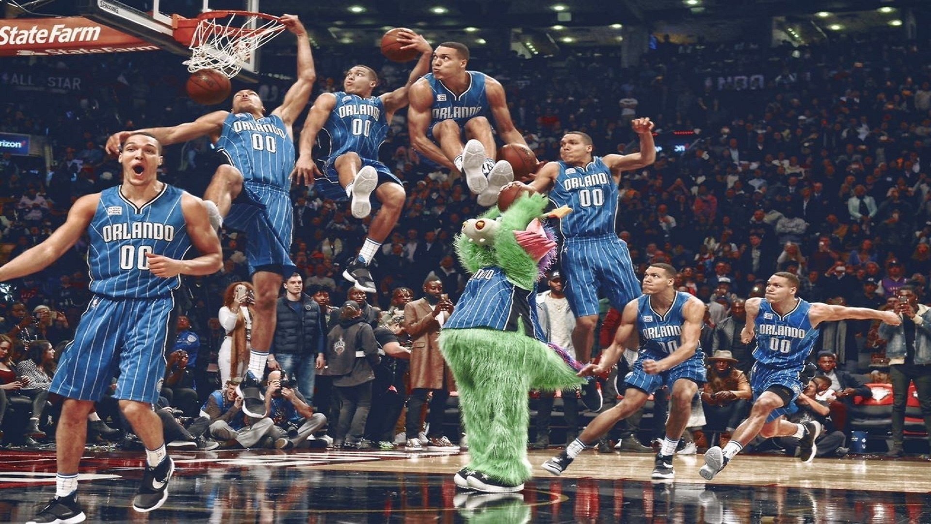 魔术对阵广东队,霍勒迪稳定输出不掉线